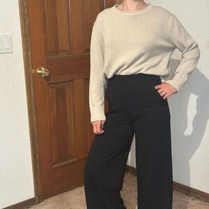 Ella Moss Cream Crewneck Sweater - Cozy Classic